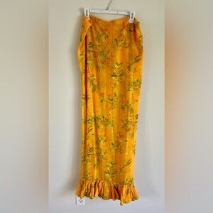 Coniglio Palm Beach- Oranges Yellow Maxi Pareo - New with Tags
